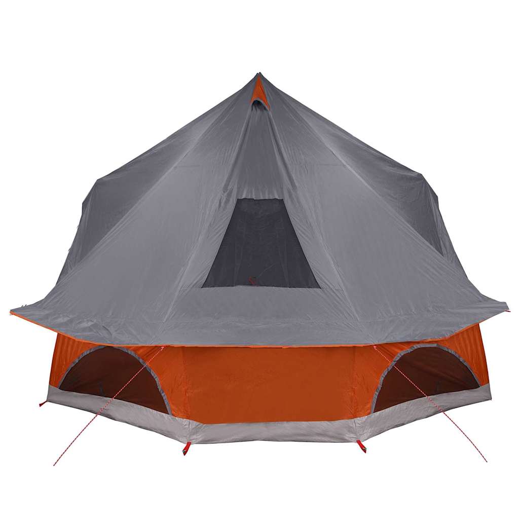 Tenda Tipi 10 persona Grigio e arancione taffetà