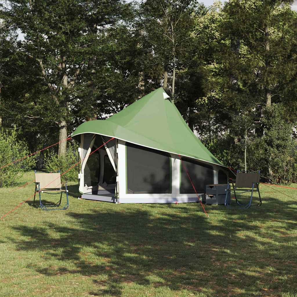 Tenda Tipi con tetto Verde 404 x 370 x 270 cm taffetà