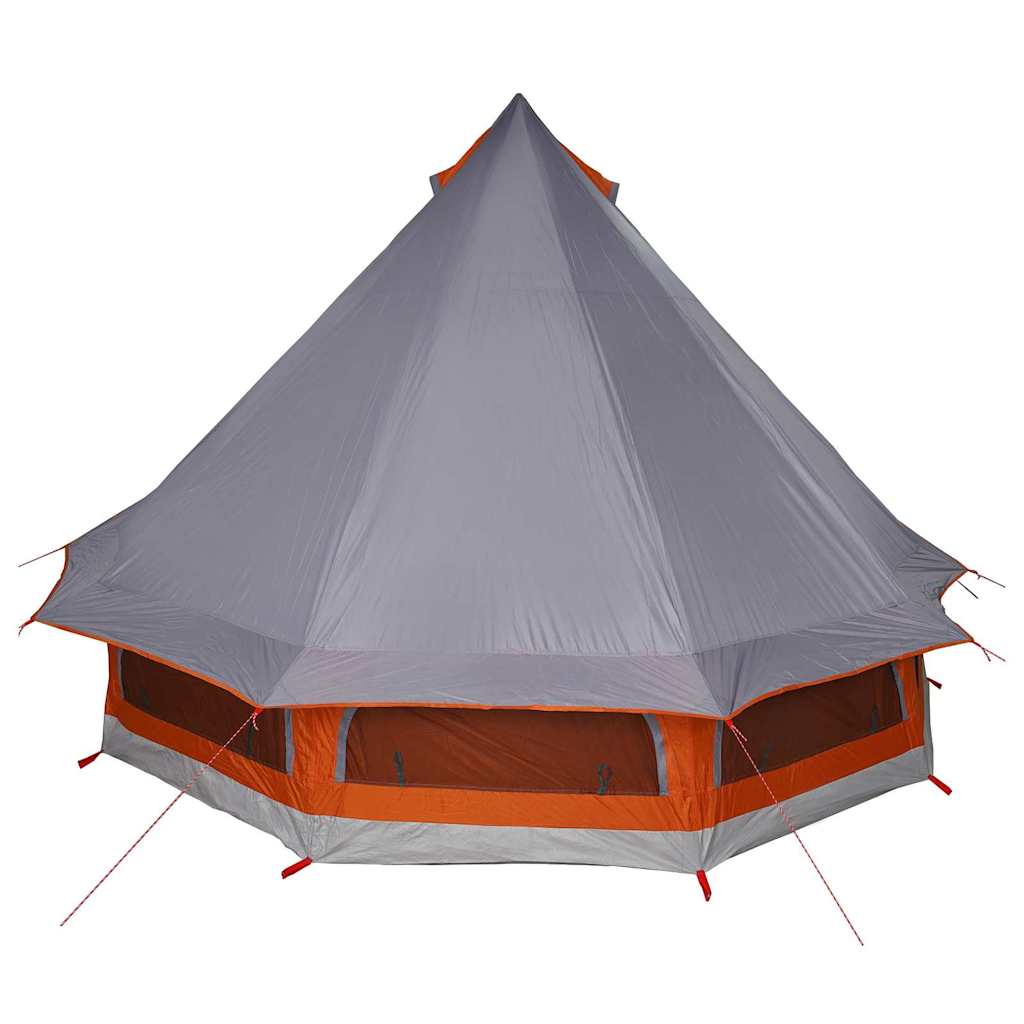 Tenda Tipi Grigio e arancione 404 x 370 x 270 cm taffetà
