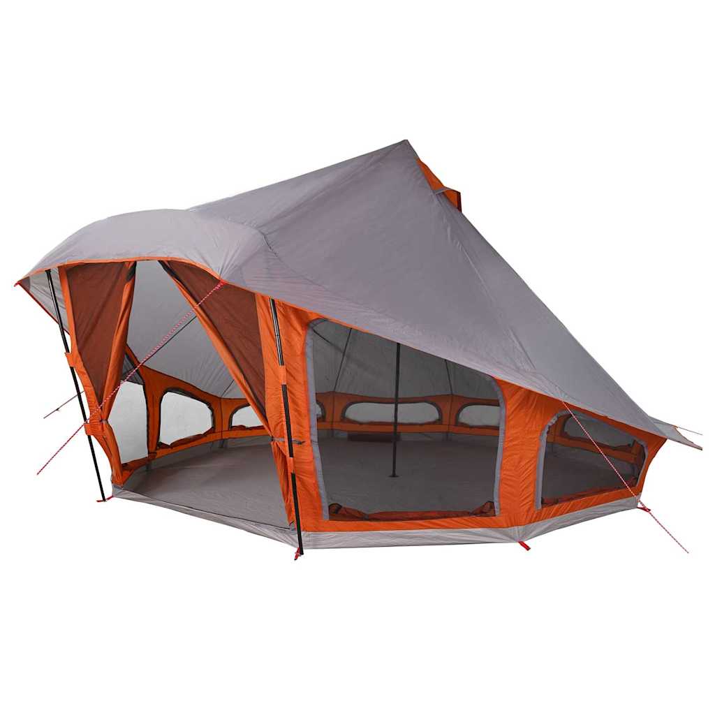 Tenda Tipi Grigio e arancione 508 x 470 x 300 cm taffetà