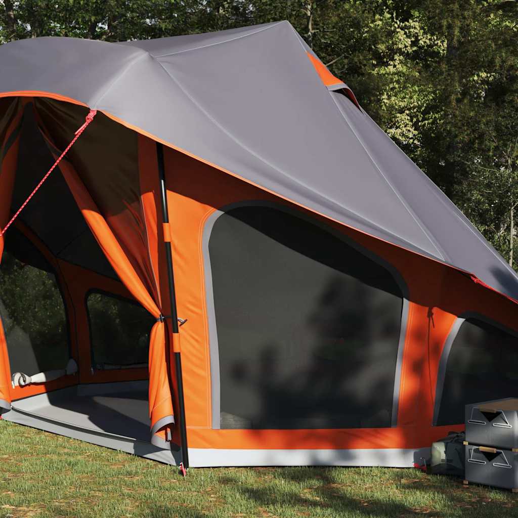 Tenda Tipi Grigio e arancione 508 x 470 x 300 cm taffetà