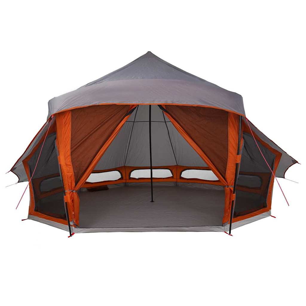 Tenda Tipi Grigio e arancione 508 x 470 x 300 cm taffetà
