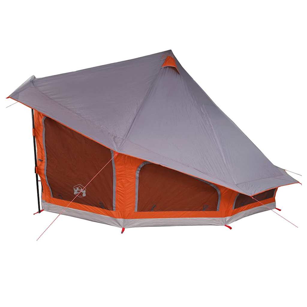 Tenda Tipi Grigio e arancione 508 x 470 x 300 cm taffetà