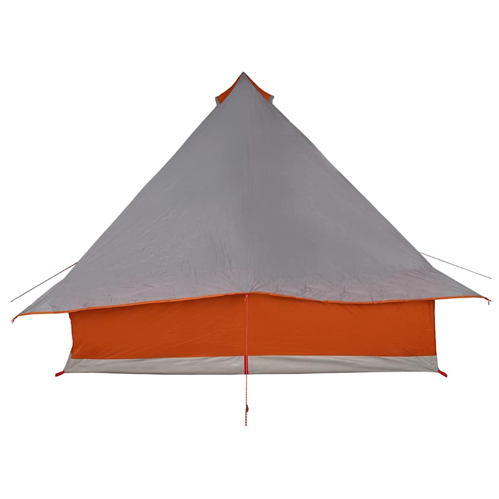 Tenda Tipi 8 persona Grigio e arancione taffetà