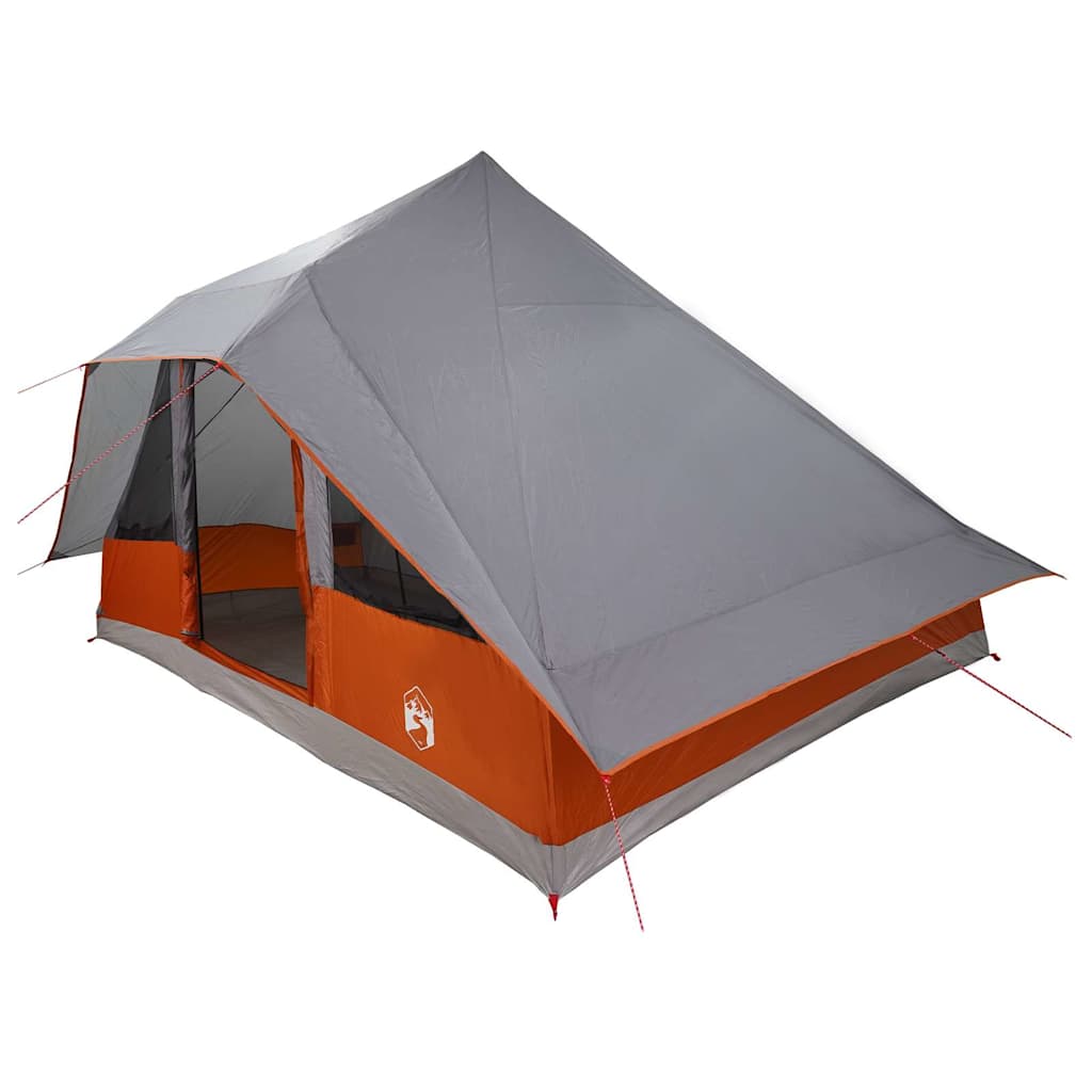 Tenda Tipi 10 persona Grigio e arancione taffetà