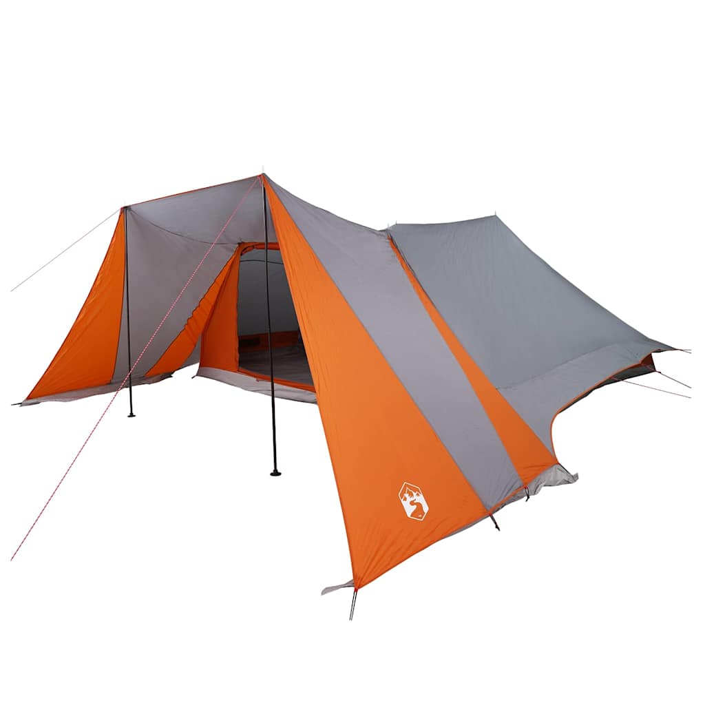 Tenda Tipi 12 persona Grigio e arancione taffetà