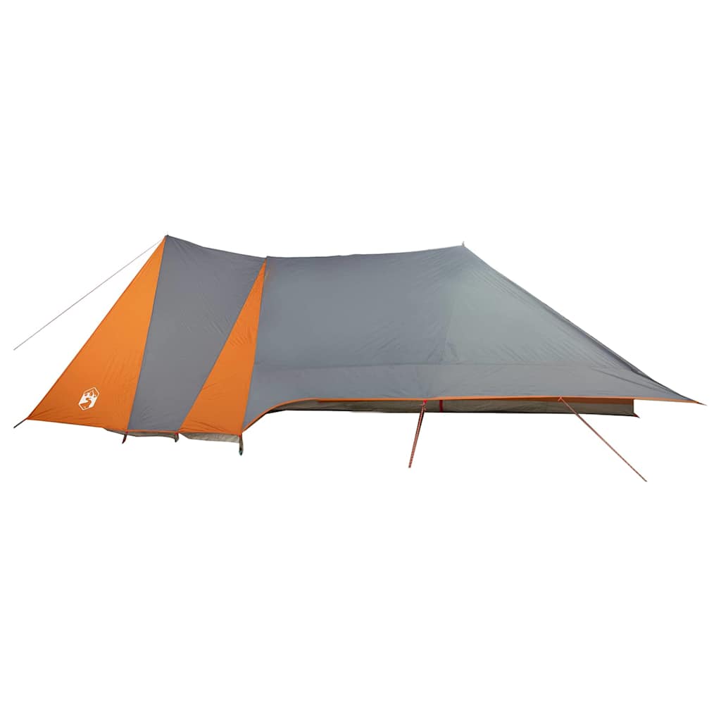 Tenda Tipi 12 persona Grigio e arancione taffetà