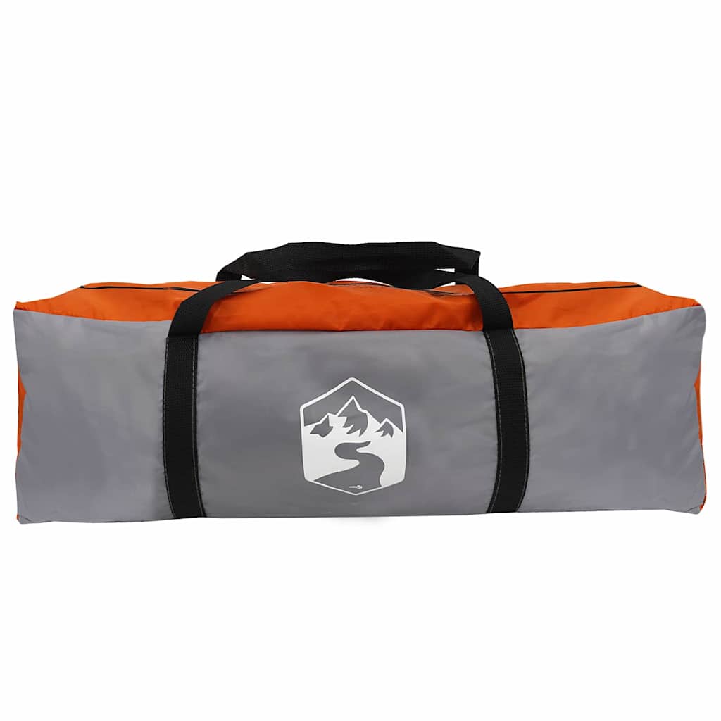Tenda Tipi 12 persona Grigio e arancione taffetà