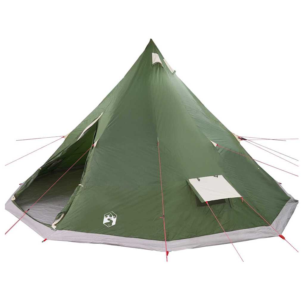 Tenda Tipi con tetto Verde 560 x 560 x 300 cm taffetà