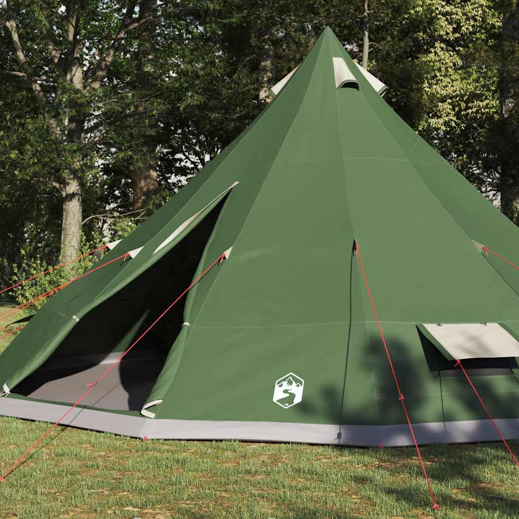 Tenda Tipi con tetto Verde 560 x 560 x 300 cm taffetà