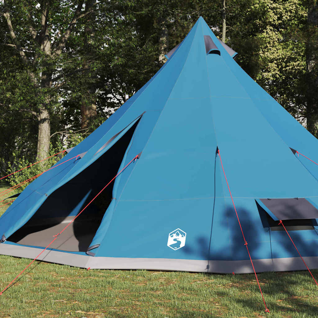 Tenda Tipi con tetto Blu 560 x 560 x 300 cm taffetà