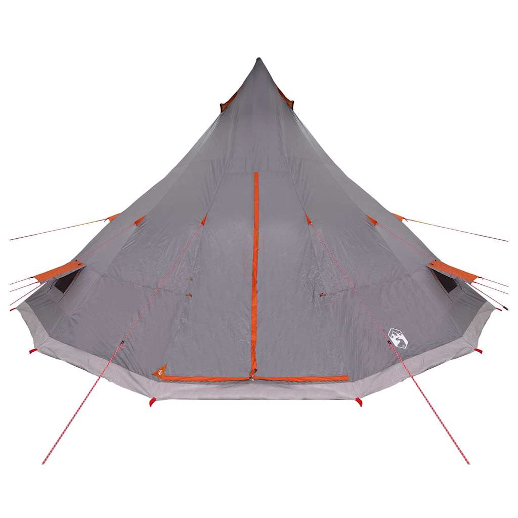Tenda Tipi Grigio e arancione 560 x 560 x 300 cm taffetà