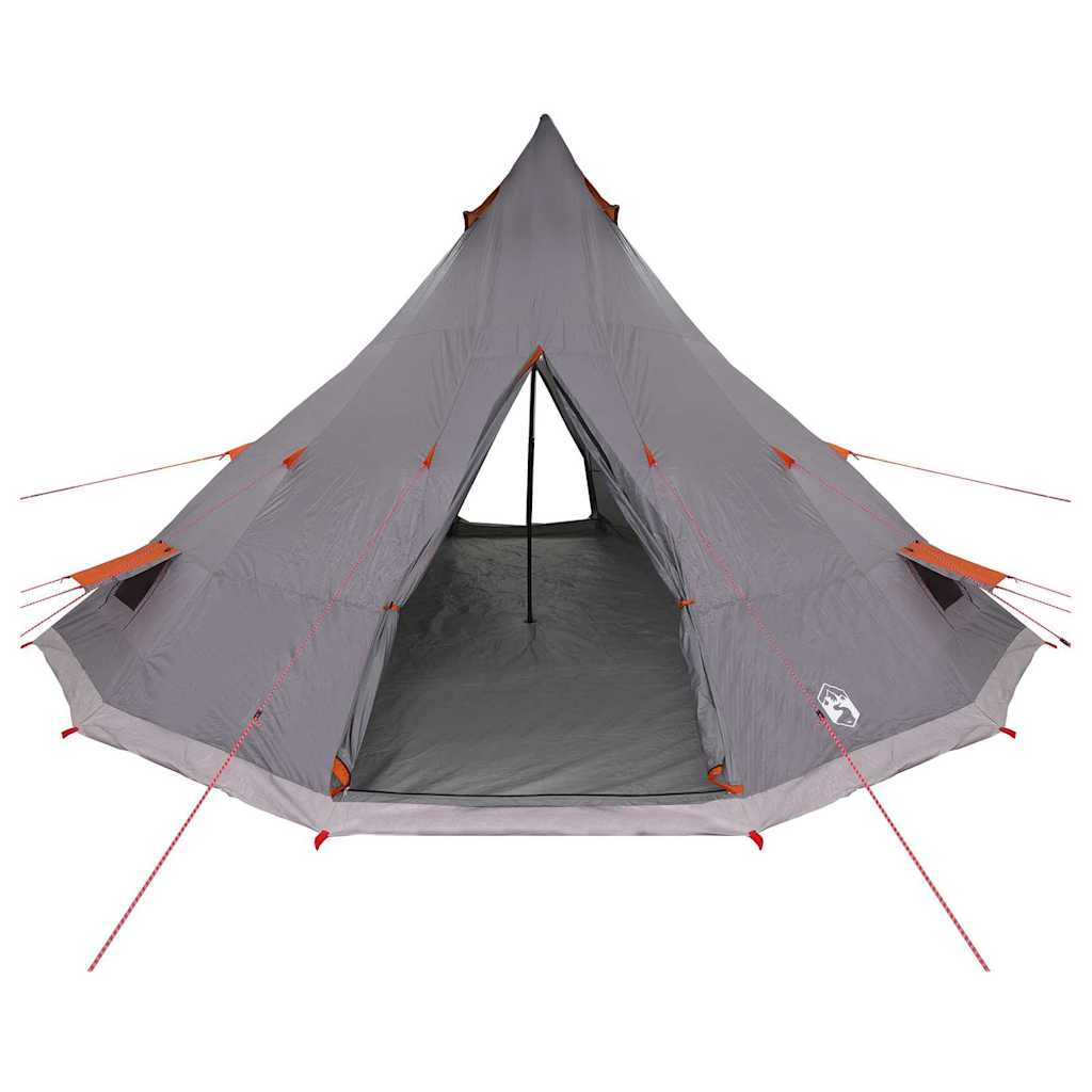 Tenda Tipi Grigio e arancione 560 x 560 x 300 cm taffetà