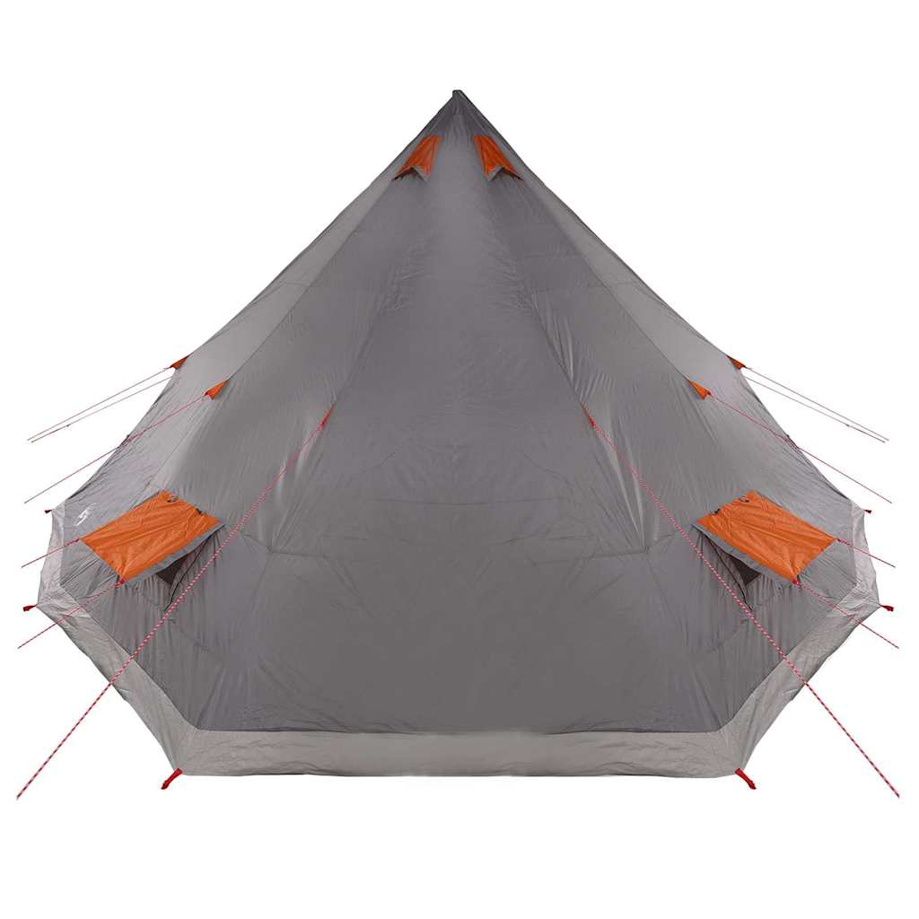 Tenda Tipi Grigio e arancione 560 x 560 x 300 cm taffetà
