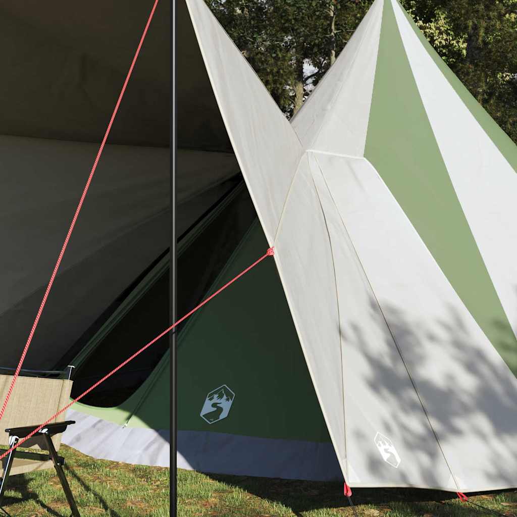 Tenda Tipi con tetto Verde 510 x 690 x 330 cm taffetà