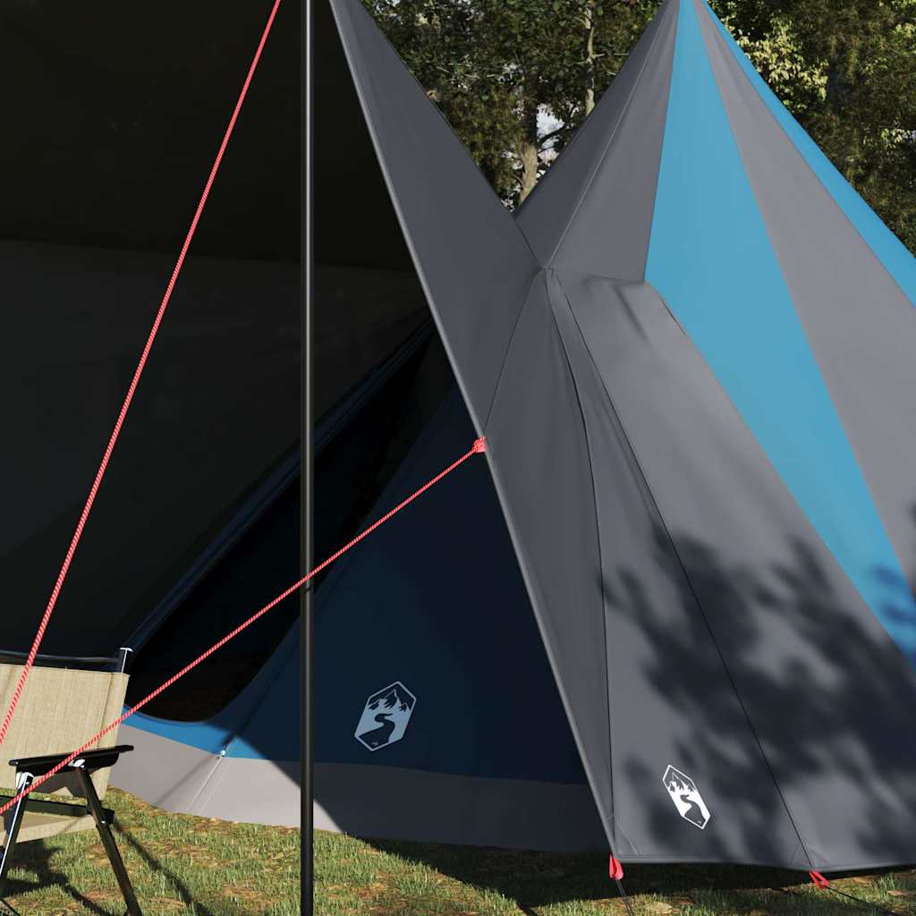 Tenda Tipi con tetto Blu 510 x 690 x 330 cm taffetà