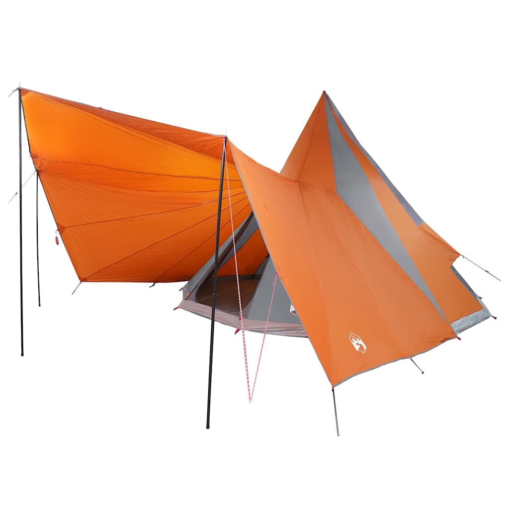 Tenda Tipi Grigio e arancione 510 x 690 x 330 cm taffetà