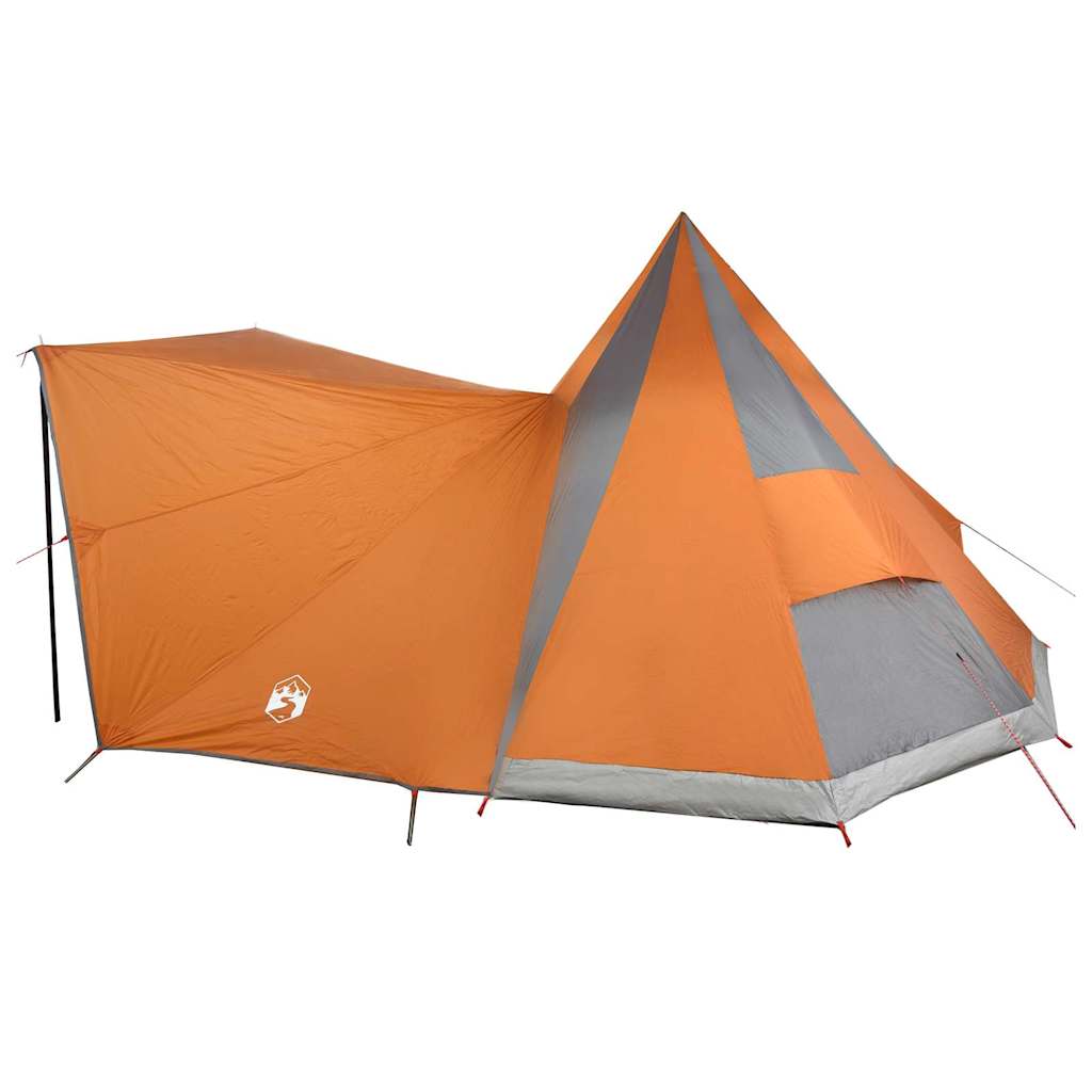 Tenda Tipi Grigio e arancione 510 x 690 x 330 cm taffetà