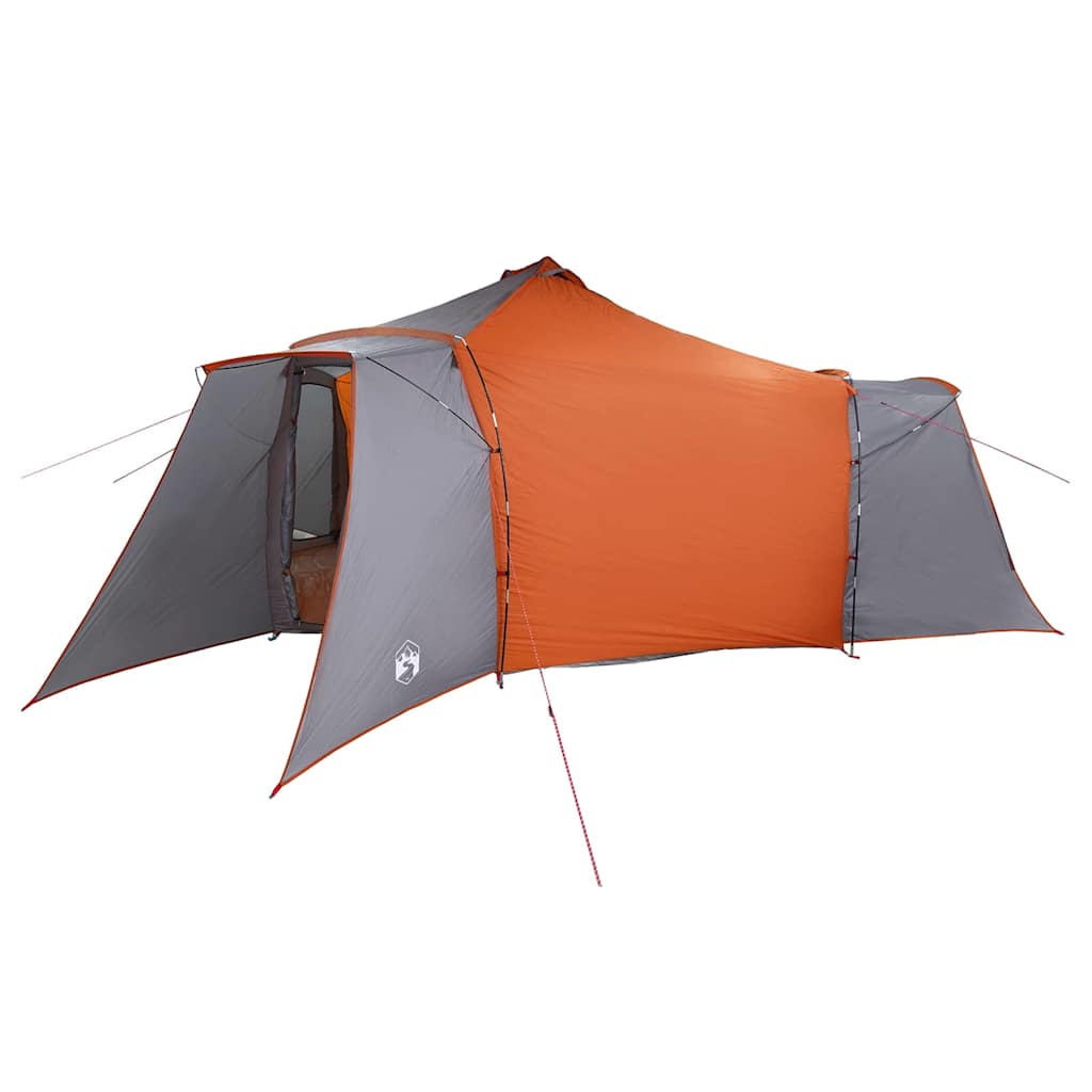 Tenda Tipi 8 persona Grigio e arancione taffetà