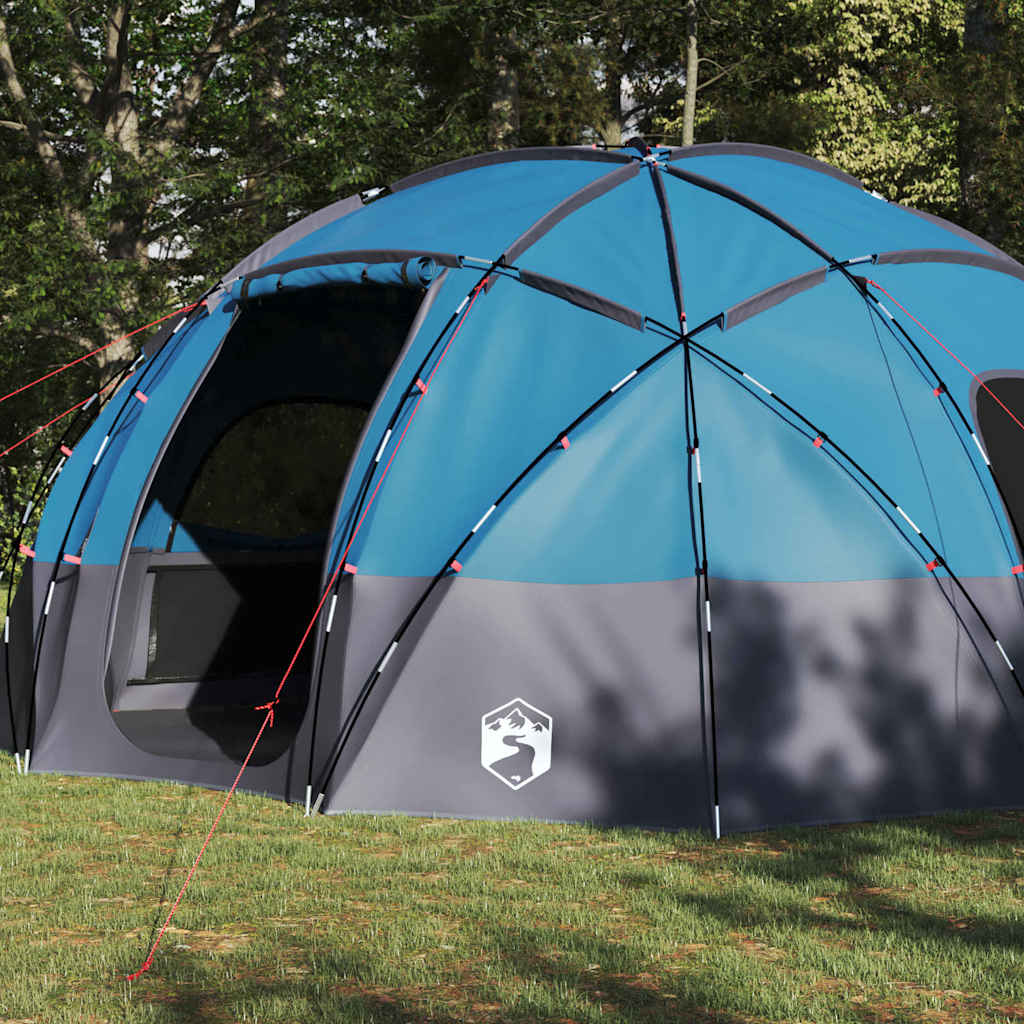 Tenda a Cupola con tetto Blu 475 x 475 x 235 cm taffetà