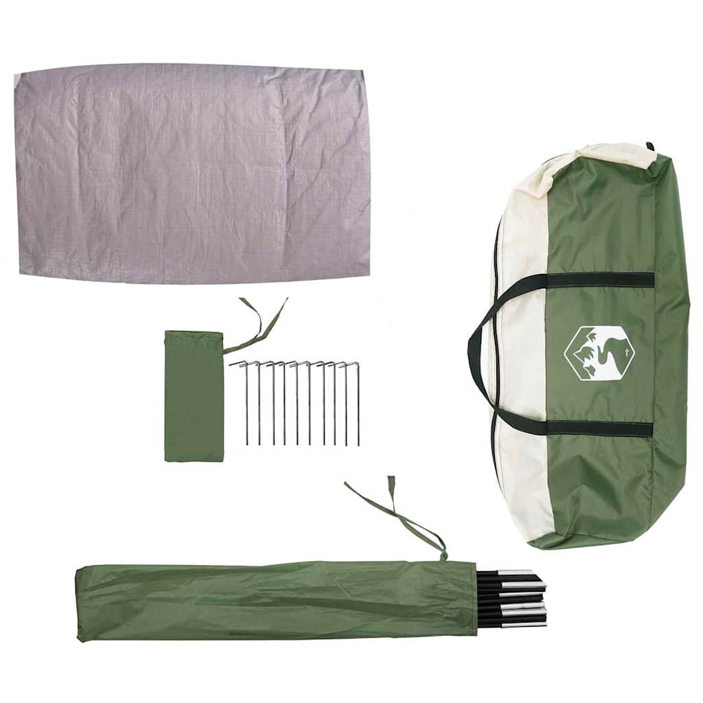 Tenda porta biciclette Verde 256 x 222 x 182 cm taffetà