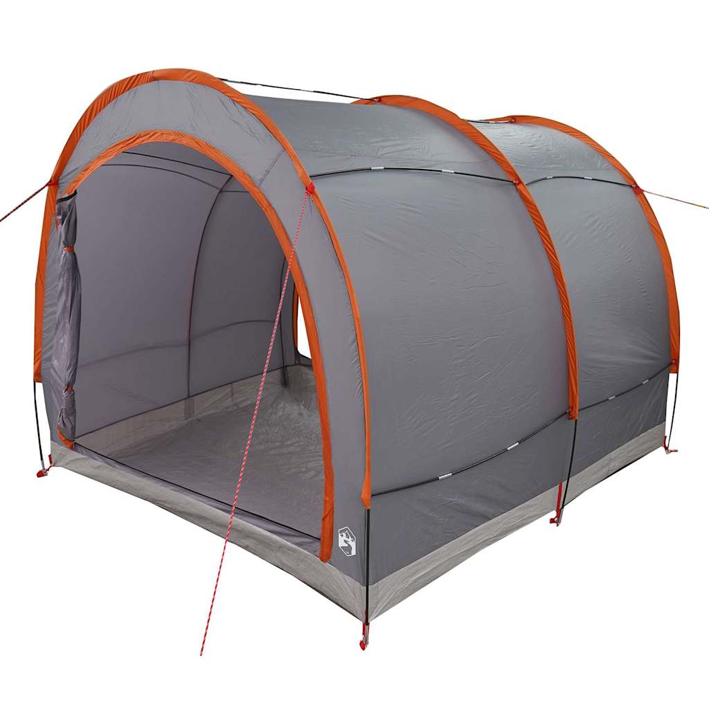Tenda porta biciclette Grigio e arancione 256 x 222 x 182 cm