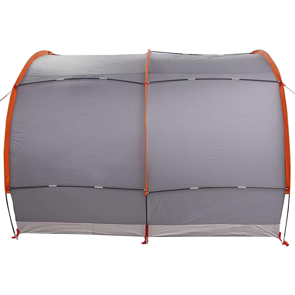 Tenda porta biciclette Grigio e arancione 256 x 222 x 182 cm