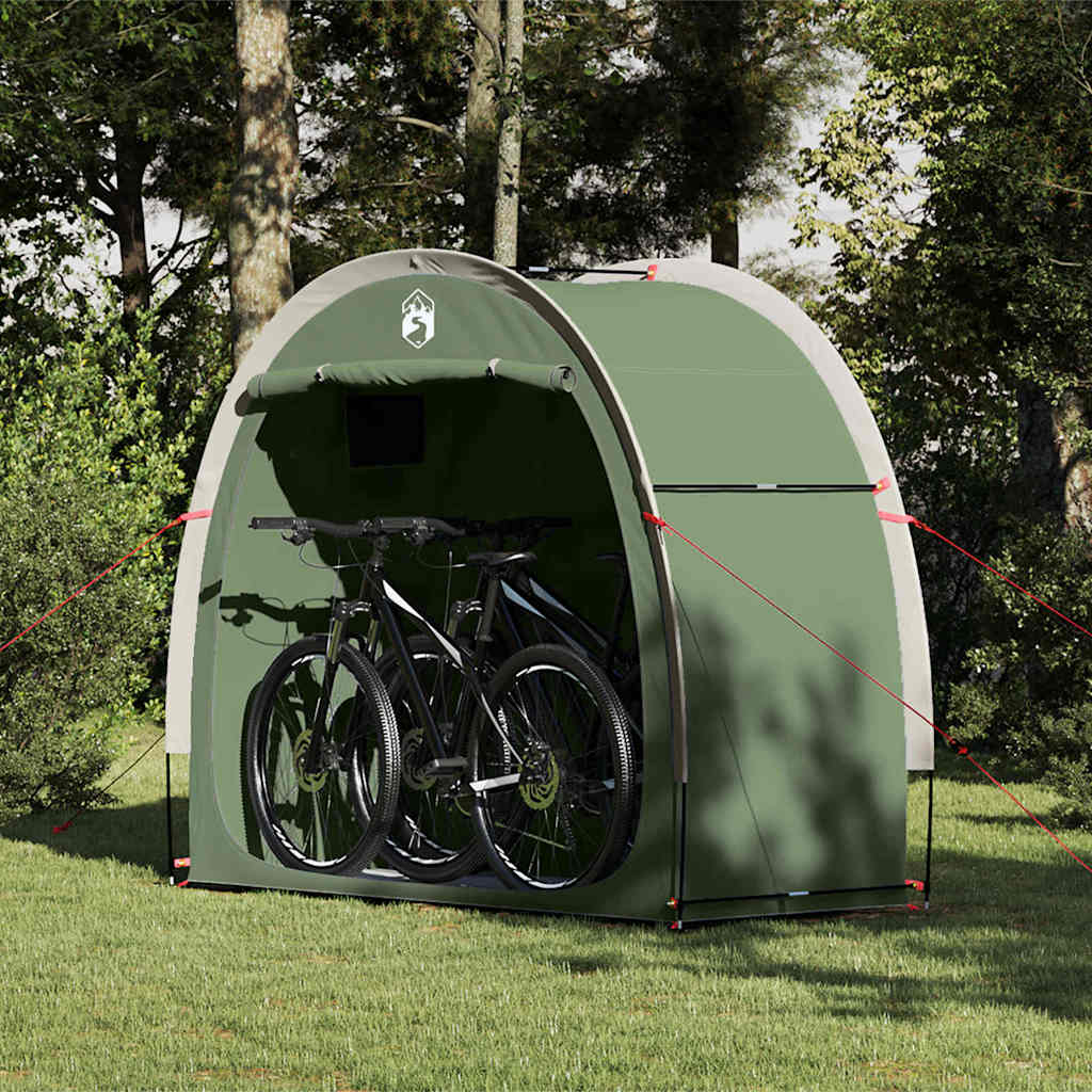 Tenda porta biciclette Verde 210 x 90 x 174 cm