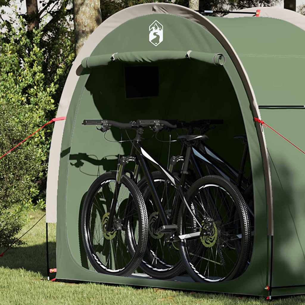 Tenda porta biciclette Verde 210 x 90 x 174 cm