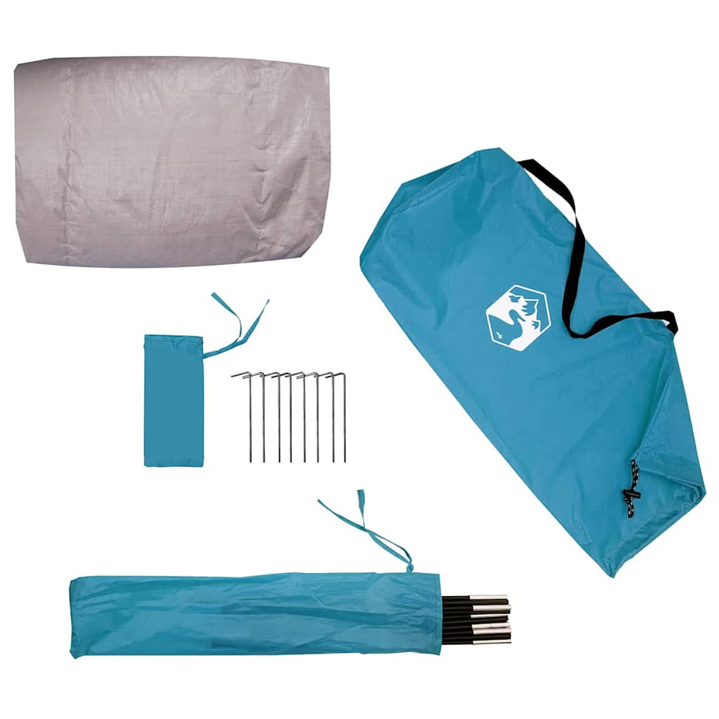 Tenda porta biciclette Blu 210 x 90 x 174 cm