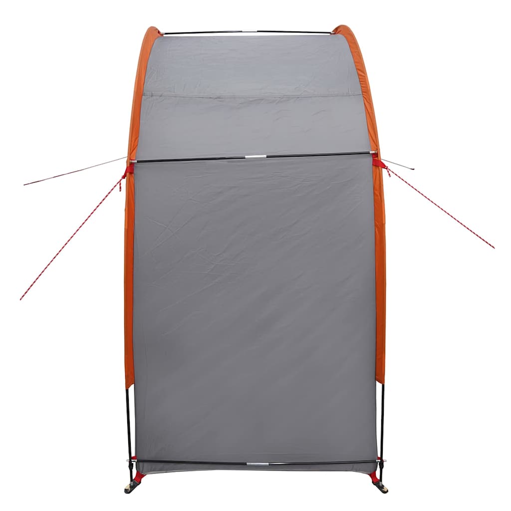 Tenda porta biciclette Grigio e arancione 210 x 90 x 174 cm