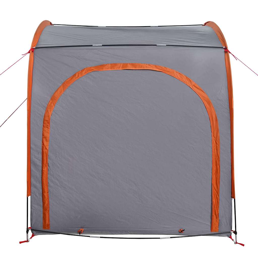 Tenda porta biciclette 210 x 156 x 180 cm Grigio e arancione