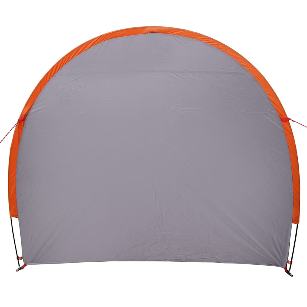Tenda porta biciclette 210 x 156 x 180 cm Grigio e arancione