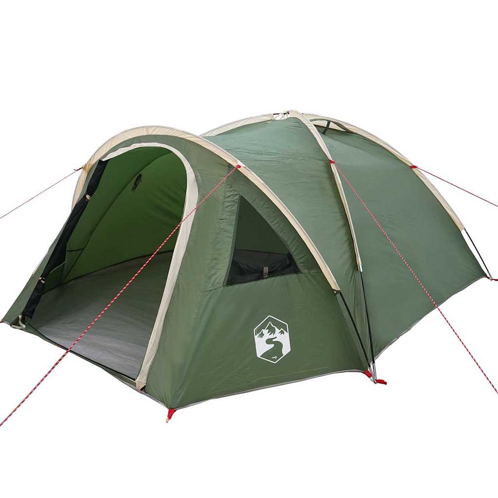 Tenda a Cupola 4 persona Verde taffetà Impermeabile