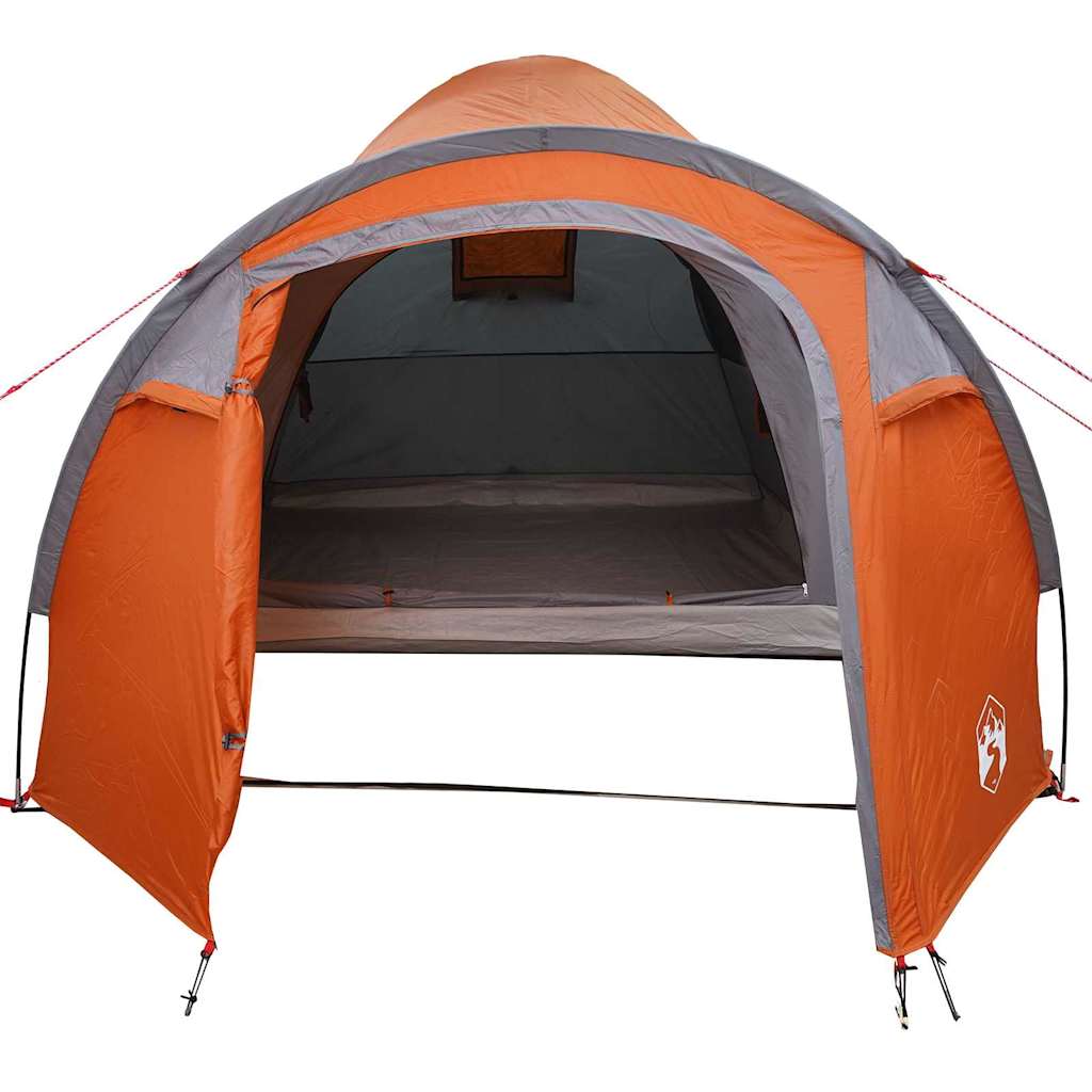 Tenda a Cupola 6 persona Grigio e arancione