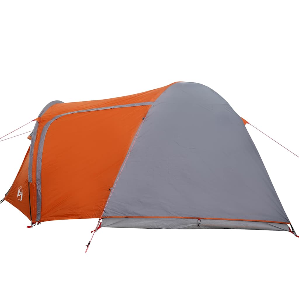 Tenda a Cupola 6 persona Grigio e arancione