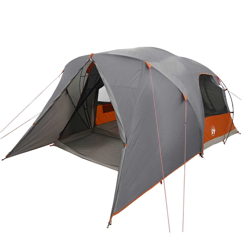 Tenda a Cupola per 4 Persone 4 persona Grigio e arancione