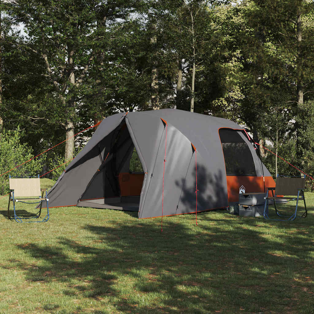 Tenda a cupola per 6 persone 6 persona Grigio e arancione