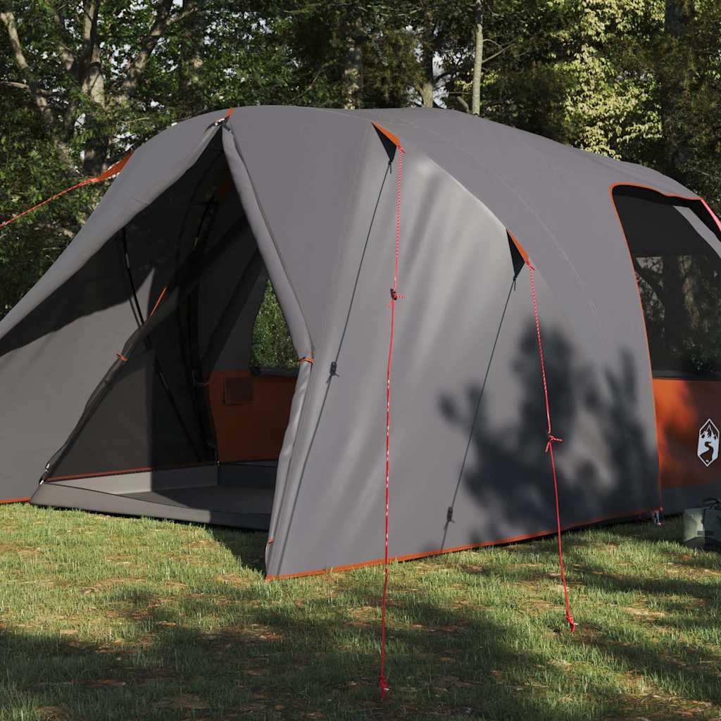 Tenda a cupola per 6 persone 6 persona Grigio e arancione