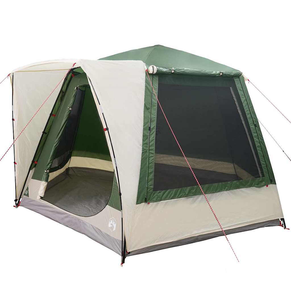 Tenda da campeggio 8 persona Verde Poliestere Impermeabile