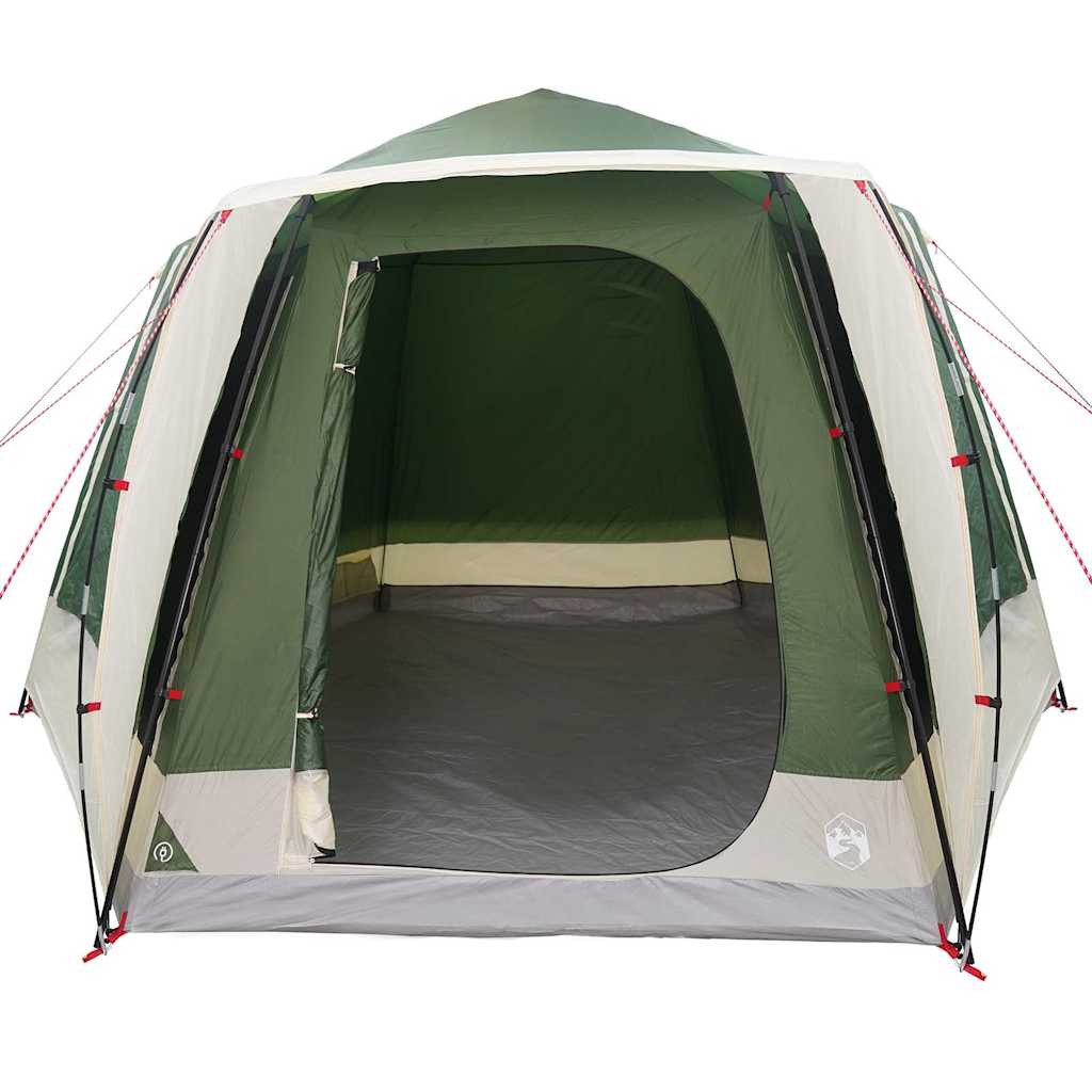 Tenda da campeggio 8 persona Verde Poliestere Impermeabile