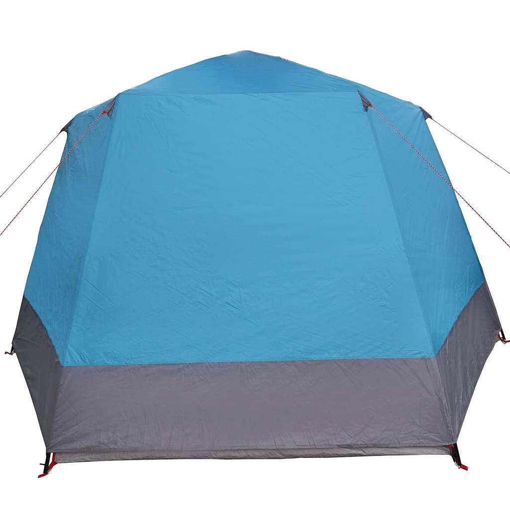 Tenda da campeggio 8 persona Blu Poliestere Impermeabile
