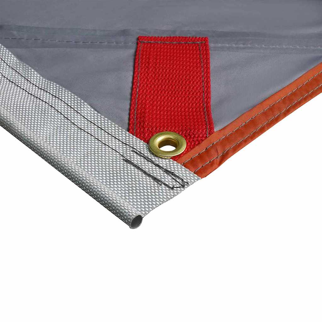 Tarp resistente all'acqua Grigio e arancione 240 x 300 cm
