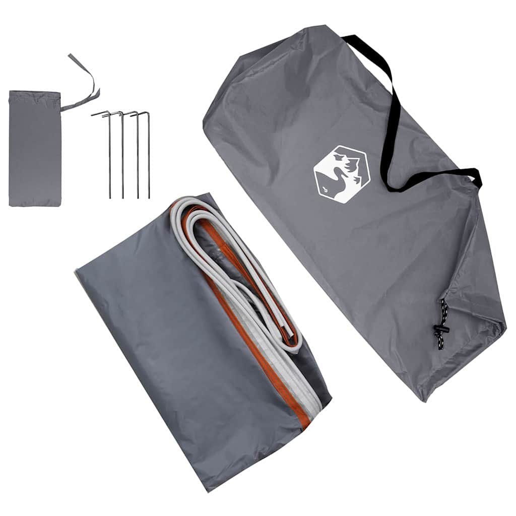 Tarp resistente all'acqua Grigio e arancione 240 x 460 cm