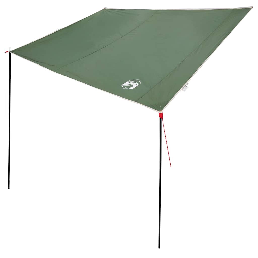 Tendone da caravan 240 x 350 cm Impermeabile Verde taffetà