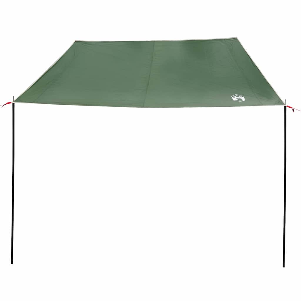 Tendone da caravan 240 x 350 cm Impermeabile Verde taffetà