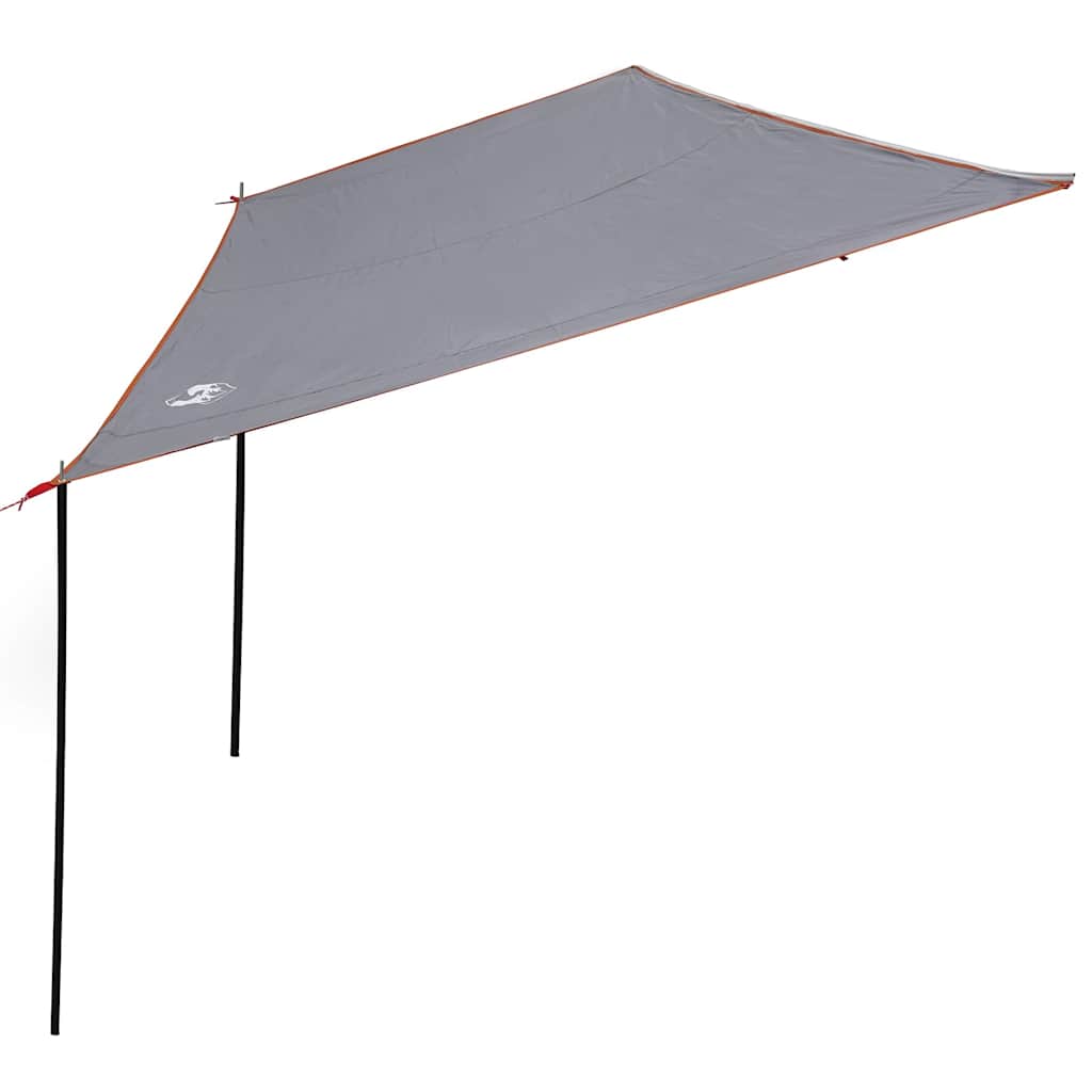 Tendone da caravan Grigio e arancione 240 x 350 cm taffetà