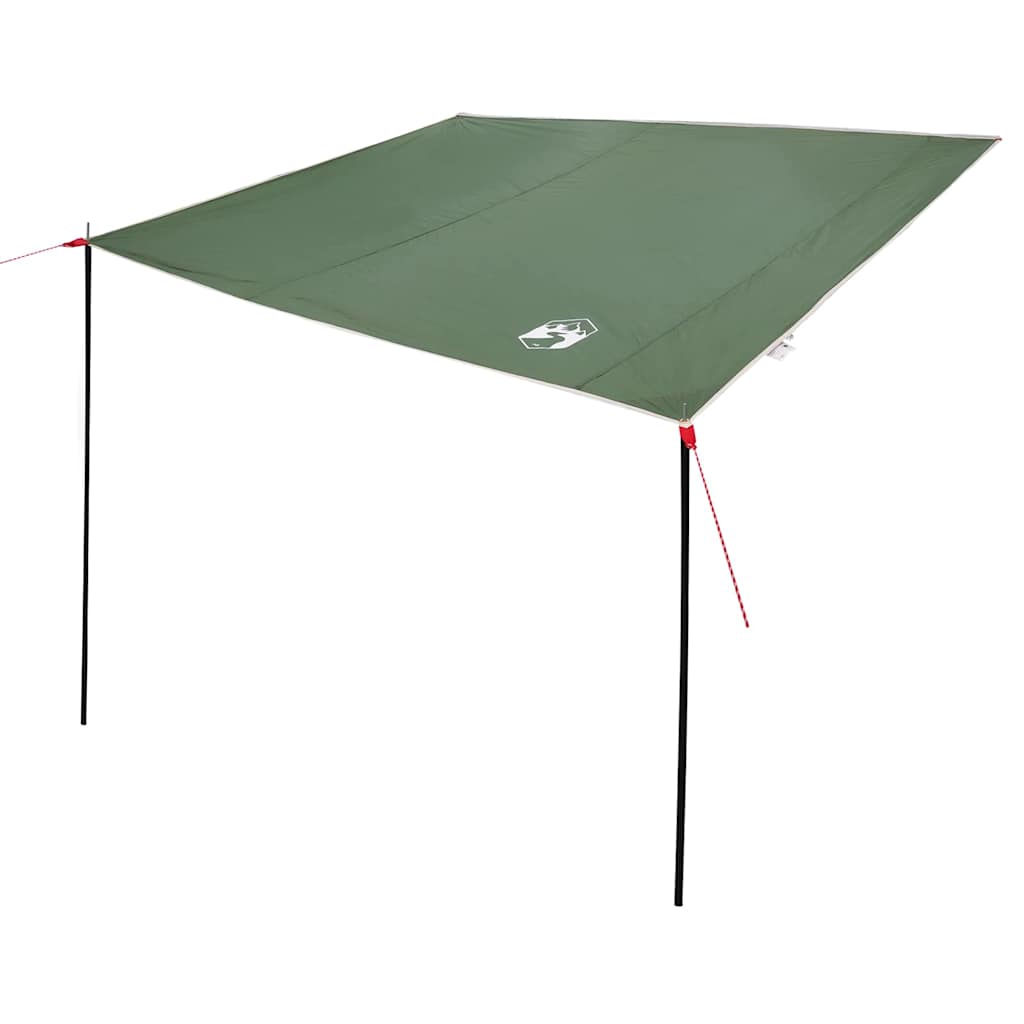 Tendone da caravan 240 x 460 cm Impermeabile Verde taffetà