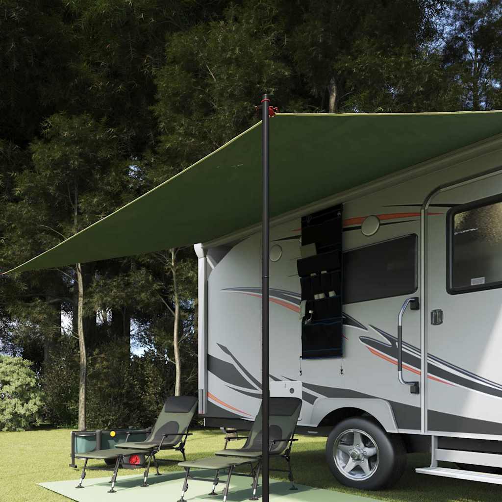 Tendone da caravan 240 x 460 cm Impermeabile Verde taffetà