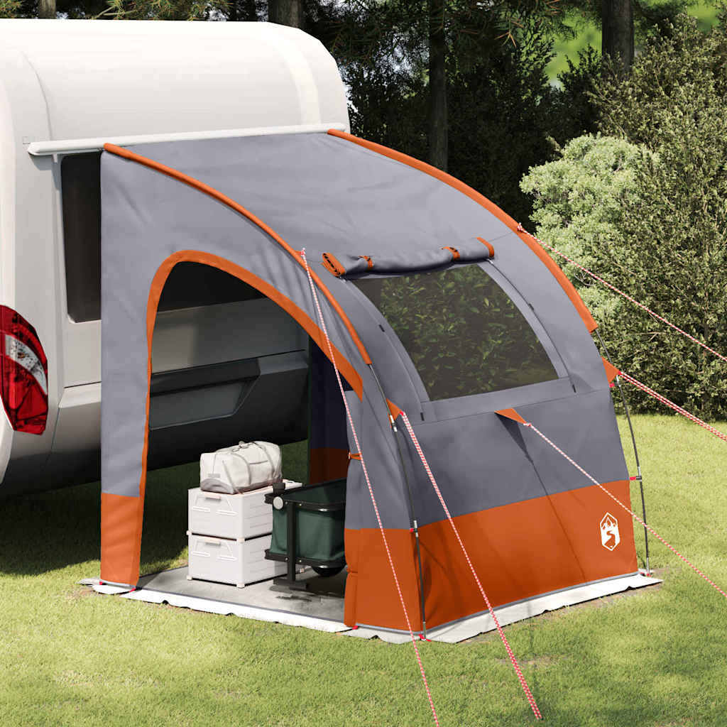 Tenda per portellone posteriore Grigio e arancione